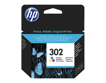 Cartridge HP 302, HP F6U65AE - originálny (Farebná)