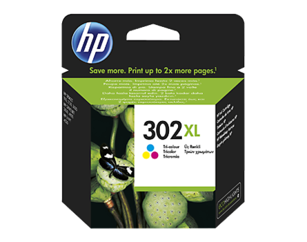 Cartridge HP 302XL, HP F6U67AE - originálny (Farebná)