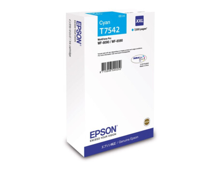 Cartridge Epson T7542 (XXL), C13T754240 - originálny (Azúrová)