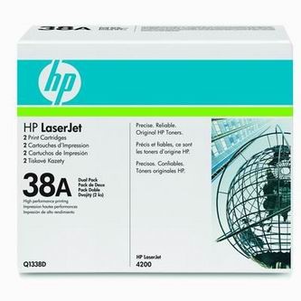 HP Tonerová cartridge HP LaserJet 4200, N, TN, DTN, DTNSL, čierna, Q1338D, 2x12000s, - originál