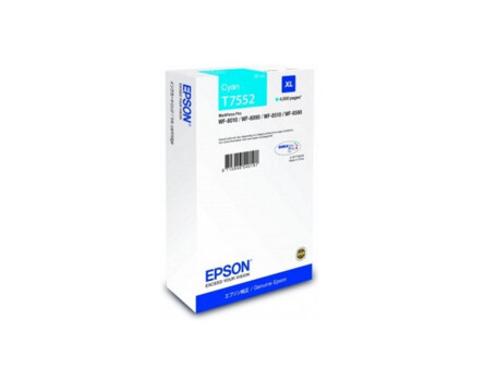 Cartridge Epson T7552 (XL), C13T755240 - originálny (Azúrová)