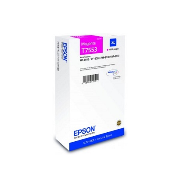 Cartridge Epson T7553 (XL), C13T755340 - originálny (Purpurová)