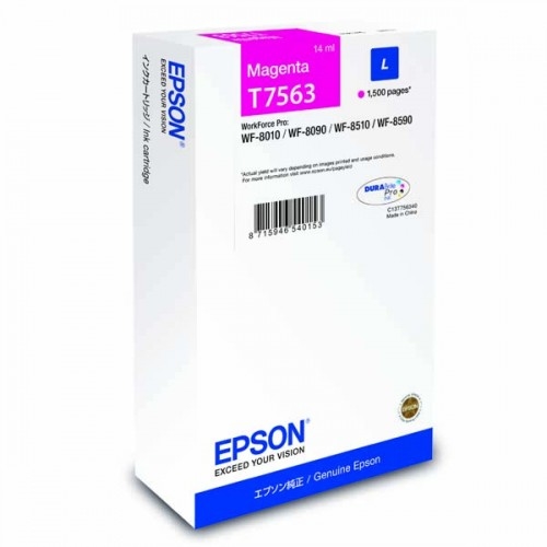 E-shop Cartridge Epson T7563 (L), C13T756340 - originálny (Purpurová)