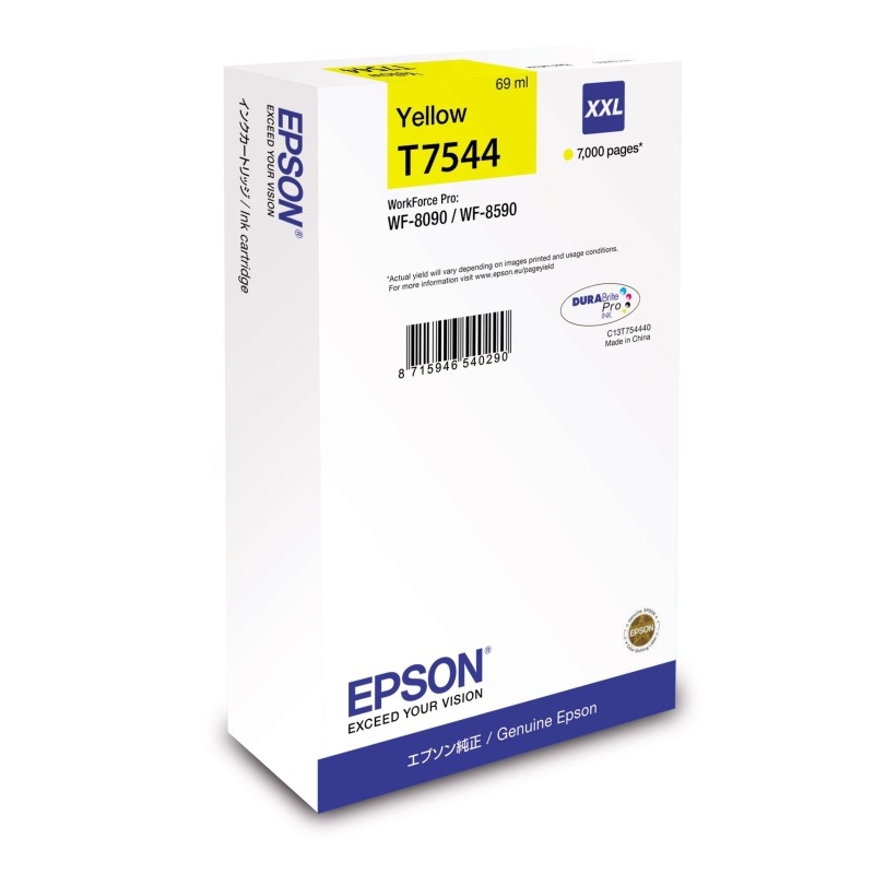 E-shop Cartridge Epson T7544 (XXL), C13T754440 - originálny (Žltá)