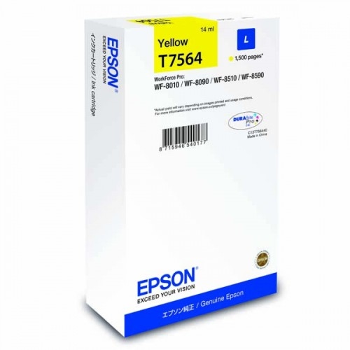 E-shop Cartridge Epson T7564 (L), C13T756440 - originálny (Žltá)