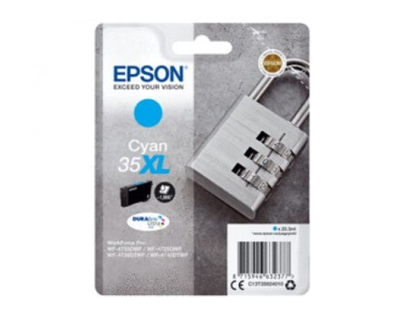 Zásobník Epson 35XL (T3592), C13T35924010 - originálny (Azúrová)