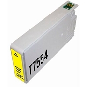 Tonery Náplně Epson T7554, kompatibilní, 62ml (Žlutá)