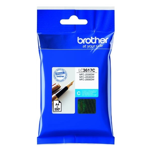 E-shop Cartridge Brother LC3617C, LC-3617C - originálny (Azúrová)