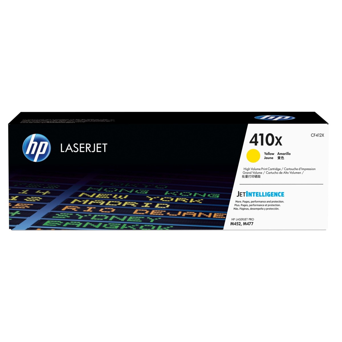 Toner HP 410X, HP CF412X - originálny (Žltý)