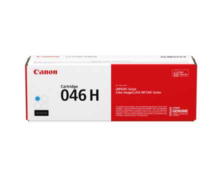 Toner Canon 046H, 1253C002, CRG-046H - originálny (Azúrový)