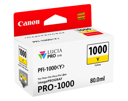 Cartridge Canon PFI-1000Y, PFI-1000 Y, 0549C001 - originálny (Žltá)