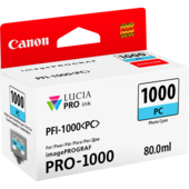 Cartridge Canon PFI-1000PC, PFI-1000 PC, 0550C001 - originálny (Foto azúrová)