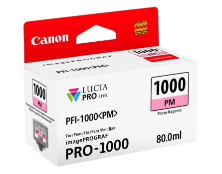 Cartridge Canon PFI-1000PM, PFI-1000 PM, 0551C001 - originálny (Foto purpurová)