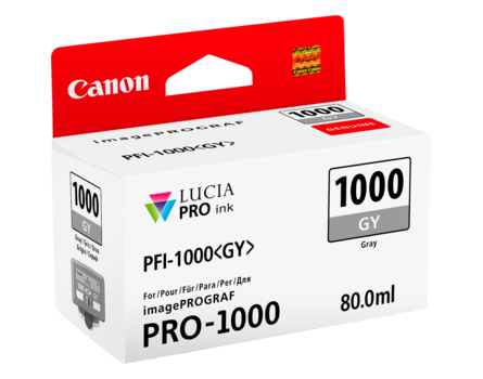 Cartridge Canon PFI-1000GY, PFI-1000 GY, 0552C001 - originálny (Šedivá)