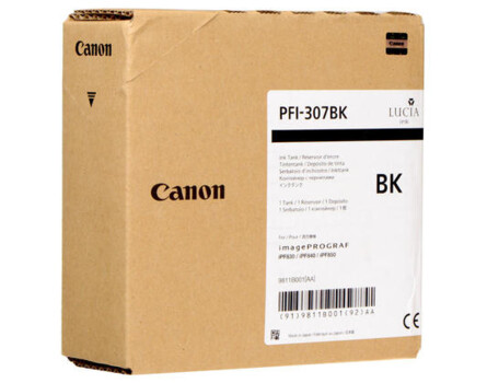 Cartridge Canon PFI-307BK, 9811B001 - originálny (Čierna)