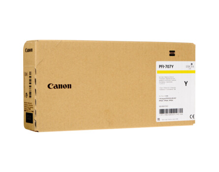Cartridge Canon PFI-707Y, 9824B001 - originálny (Žltá)