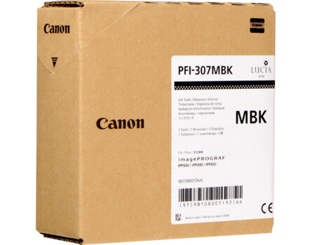 Cartridge Canon PFI-307MBK, 9810B001 - originálny (Matná čierna)