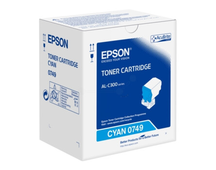 Toner Epson 0749, C13S050749 - originálny (Azúrový)