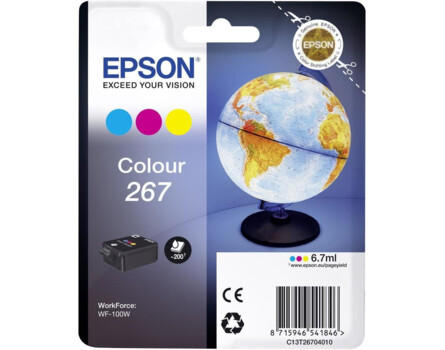 Cartridge Epson 267, C13T26704010 - originálny (Farebná)