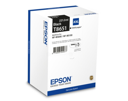 Toner Epson T8651, C13T865140 (XXL) - originálny (Čierny)