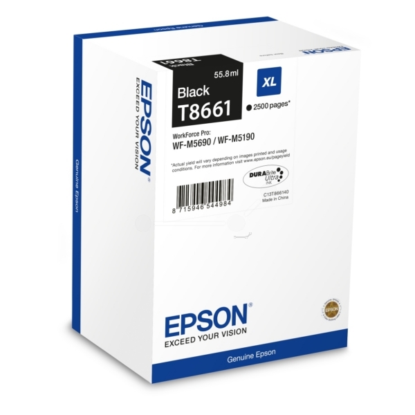 Toner Epson T8661, C13T866140 (XL) - originálny (Čierny)