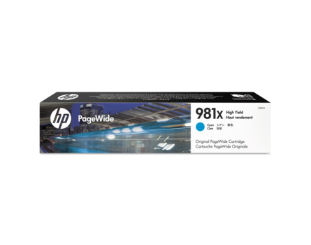 Cartridge HP 981X, HP L0R09A - originálny (Azúrová)