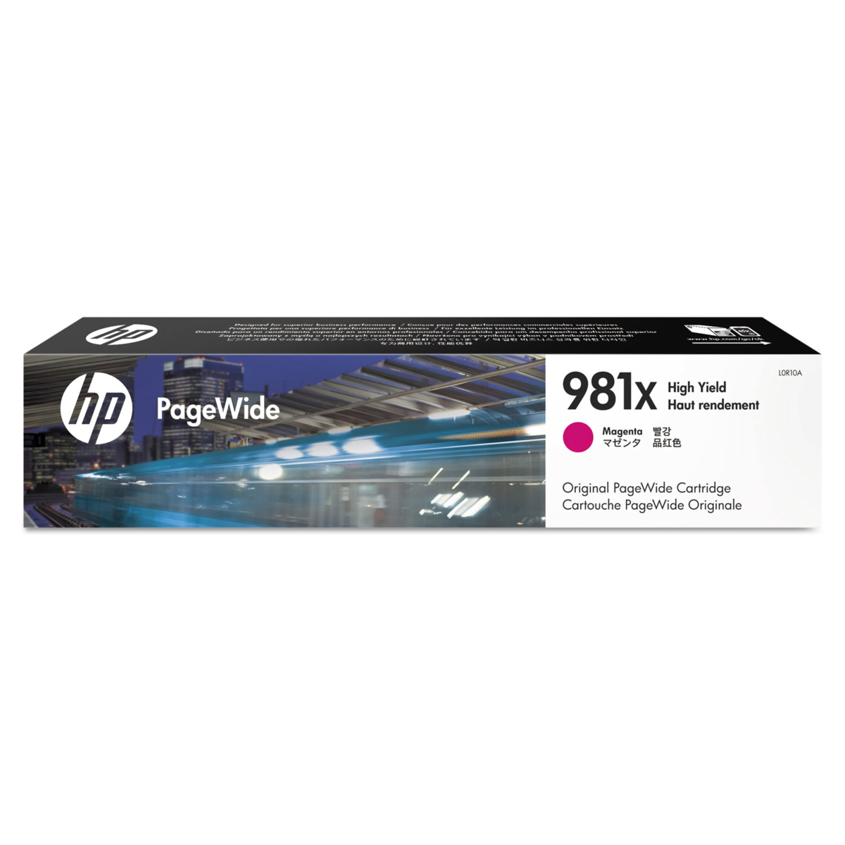 Cartridge HP 981X, HP L0R10A - originálny (Purpurová)