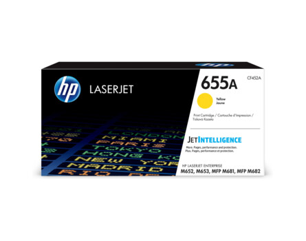 Toner HP 655A, HP CF452A - originálny (Žltý)