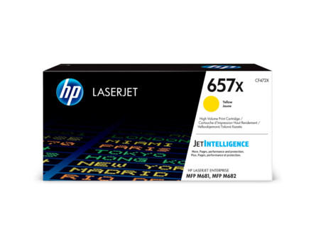 Toner HP 657X, HP CF472X - originálny (Žltý)