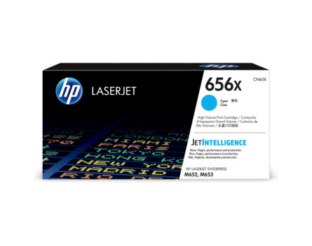 Toner HP 656X, HP CF461X - originálny (Azúrový)