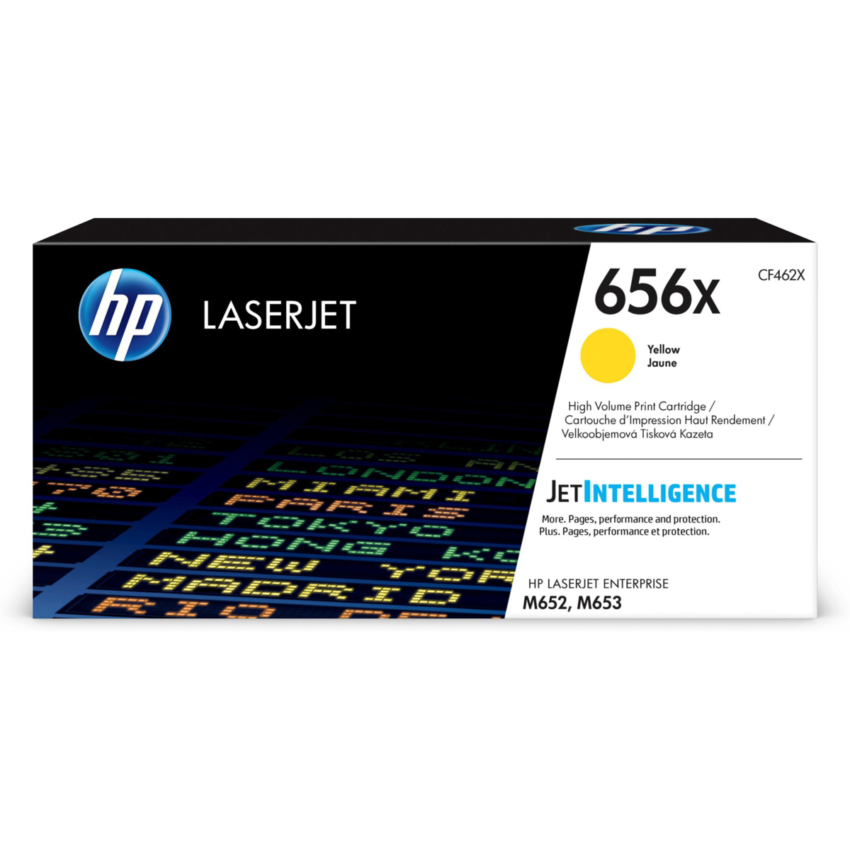 Toner HP 656X, HP CF462X - originálny (Žltý)