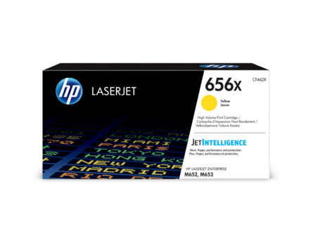 Toner HP 656X, HP CF462X - originálny (Žltý)