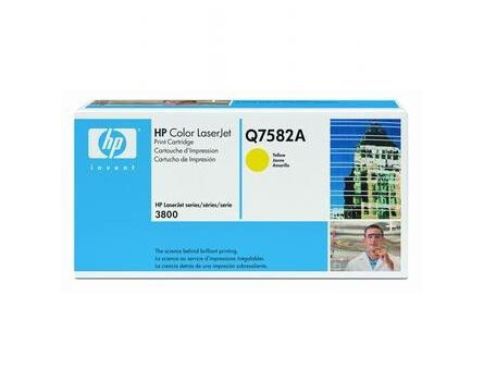 Toner HP Q7582A - originálny (Žltý)