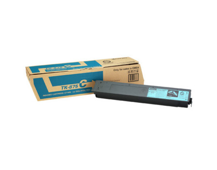 Toner Kyocera TK-875C, TK875C - originálny (Azúrový)