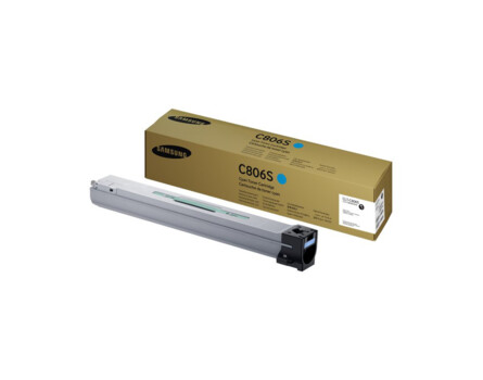 Toner Samsung CLT-C806S, SS553A - originálny (Azúrový)