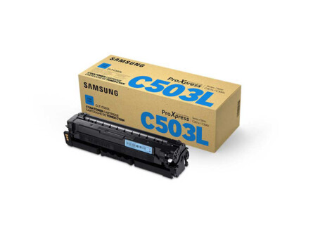 Toner Samsung CLT-C503L, SU014A - originálny (Azúrový)