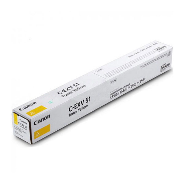 Toner Canon C-EXV51, 0484C002 - originálny (Žltý)