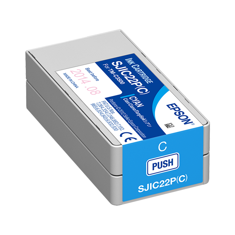Cartridge Epson SJIC22P(C), C33S020602 - originálny (Azúrová)