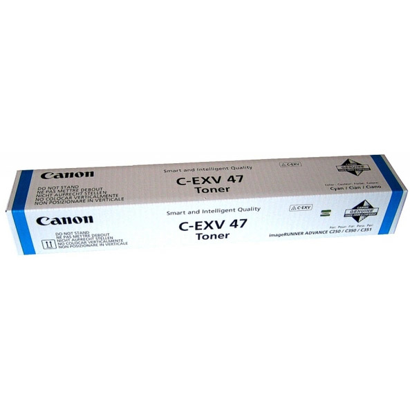 Toner Canon C-EXV47, 8517B002 - originálny (Azúrový)