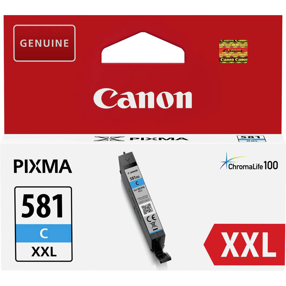 Cartridge Canon CLI-581XXL C, CLI-581XXLC, 1995C001 - originálny (Azúrová)