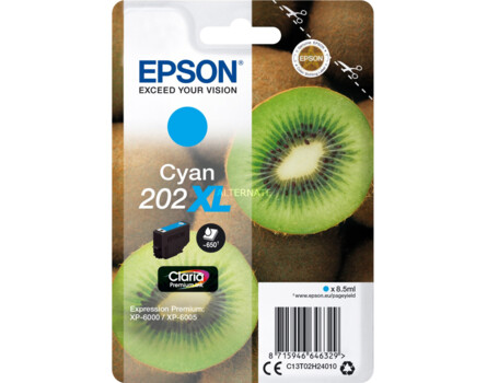 Cartridge Epson 202XL, C13T02H24010 - originálny (Azúrová)