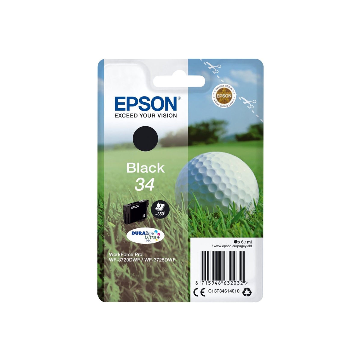 E-shop Cartridge Epson 34, C13T34614010 - originálny (Čierna)