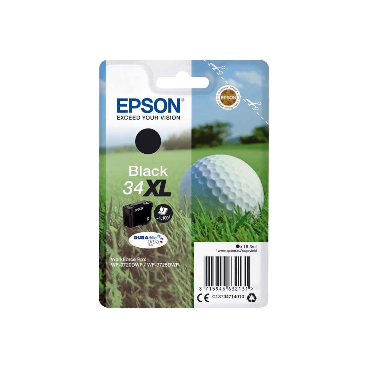 E-shop Cartridge Epson 34XL, C13T34714010 - originálny (Čierna)