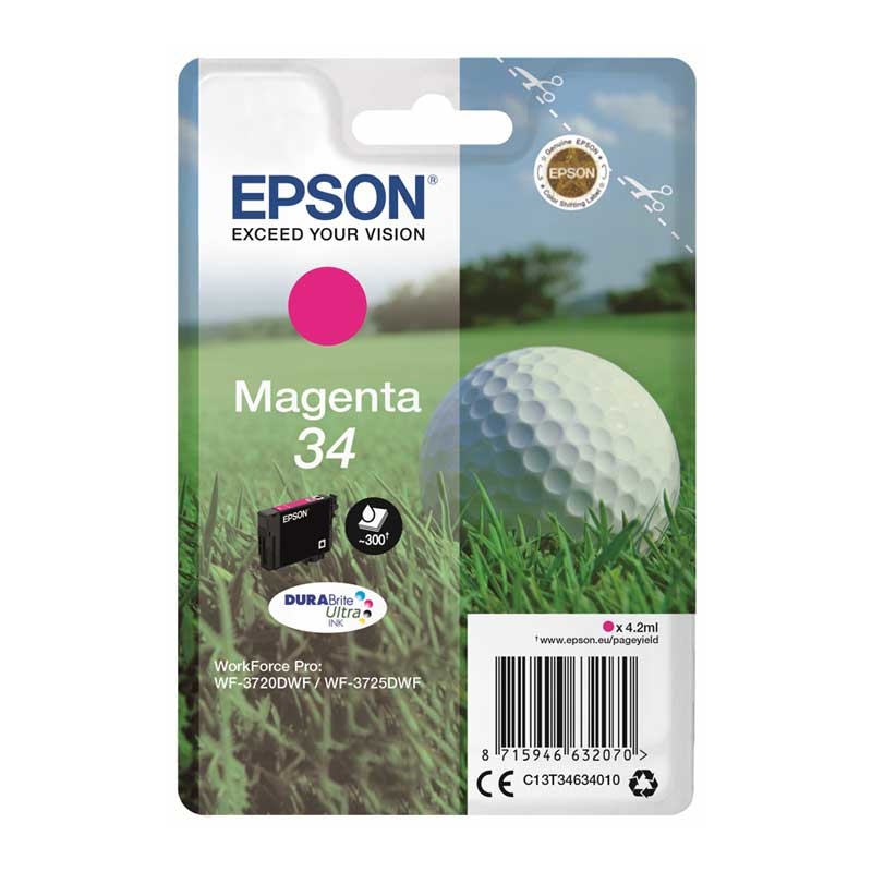 E-shop Cartridge Epson 34, C13T34634010 - originálny (Purpurová)