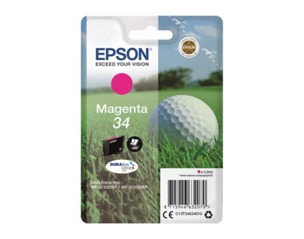 Cartridge Epson 34, C13T34634010 - originálny (Purpurová)