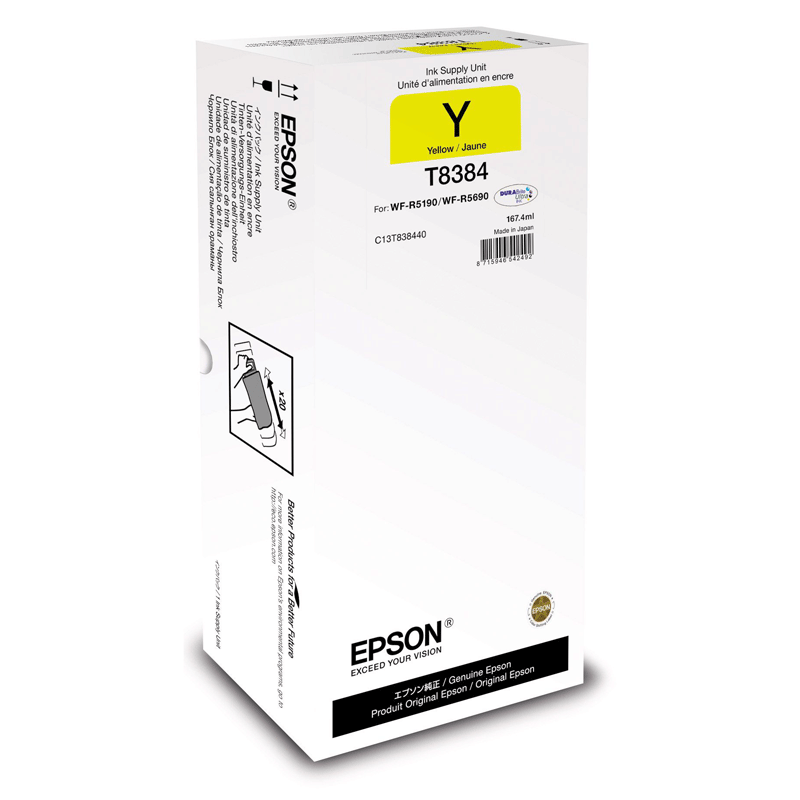 Cartridge Epson T8384, C13T838440 (XL) - originálny (Žltá)