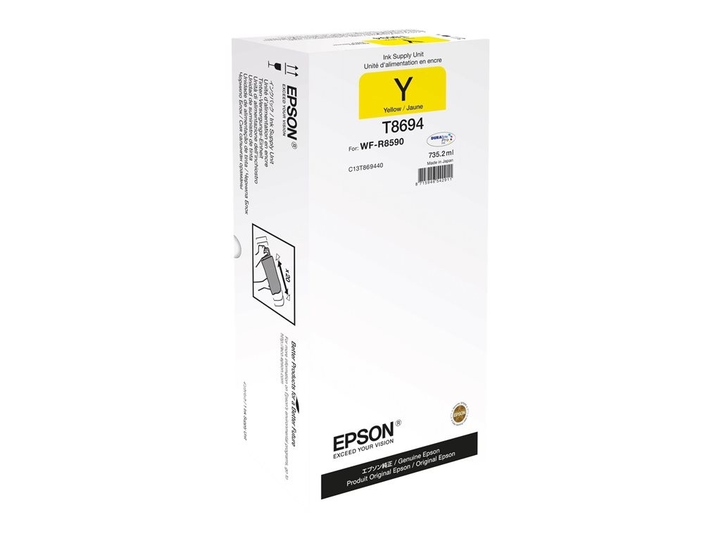 Cartridge Epson T8694, C13T869440 (XXL) - originálny (Žltá)