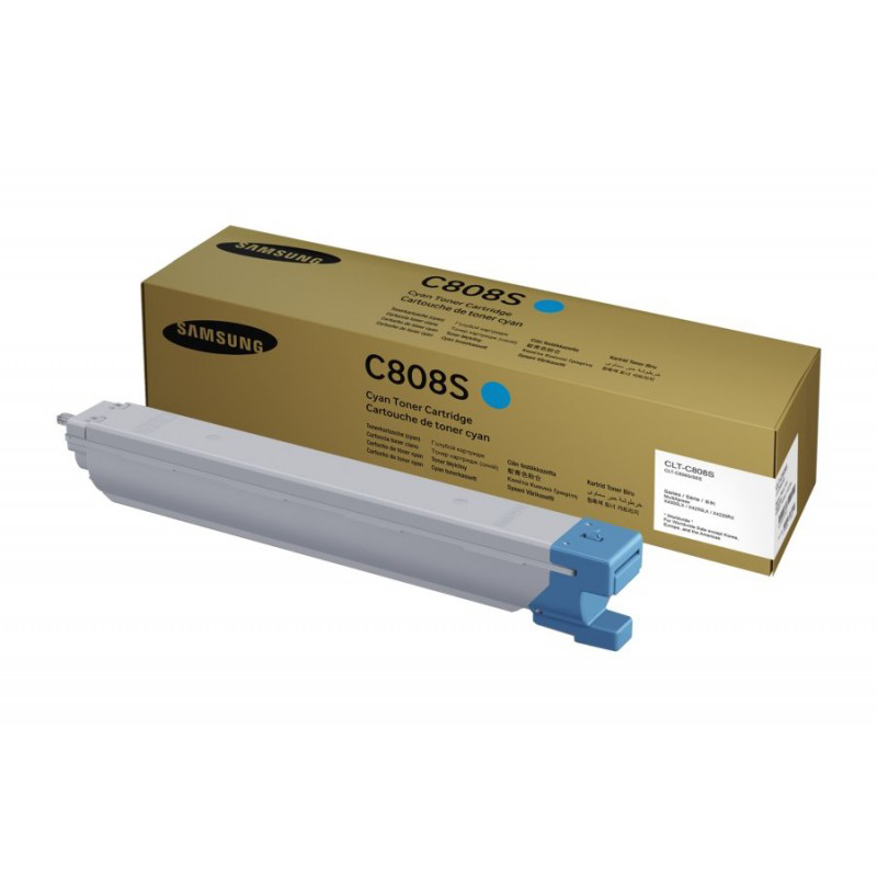 Toner Samsung CLT-C808S, SS560A - originálny (Azúrový)