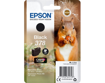 Cartridge Epson 378, C13T37814010 - originálny (Čierna)