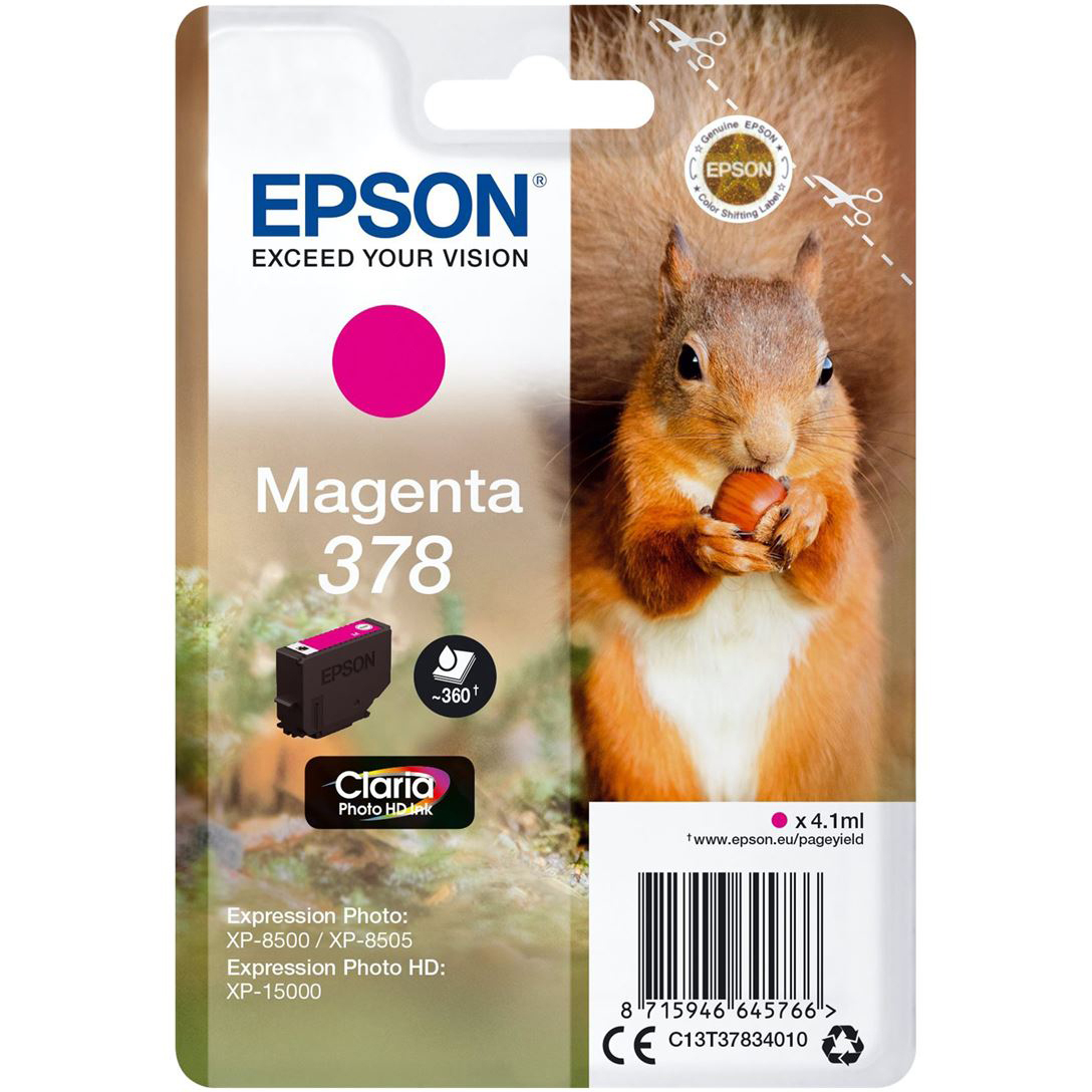 E-shop Cartridge Epson 378, C13T37834010 - originálny (Purpurová)